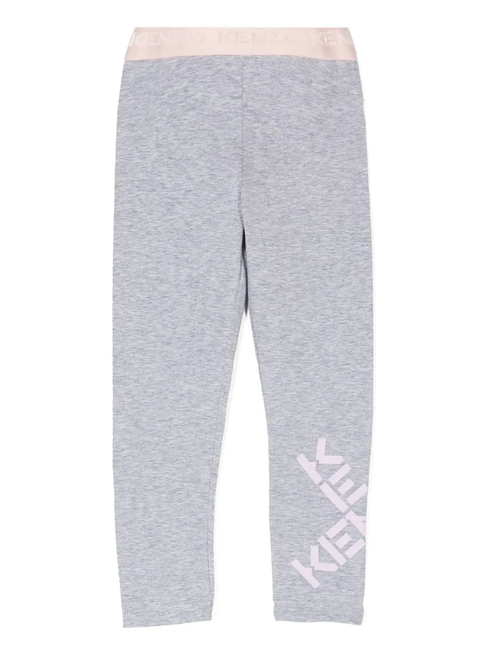 

Kenzo Kids logo print leggings - Grey