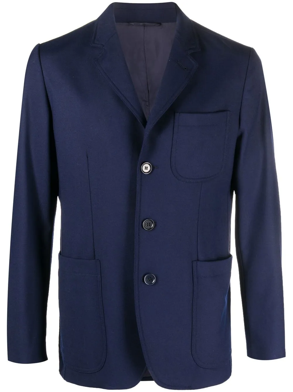 

ASPESI buttoned-up single-breasted blazer - Blue