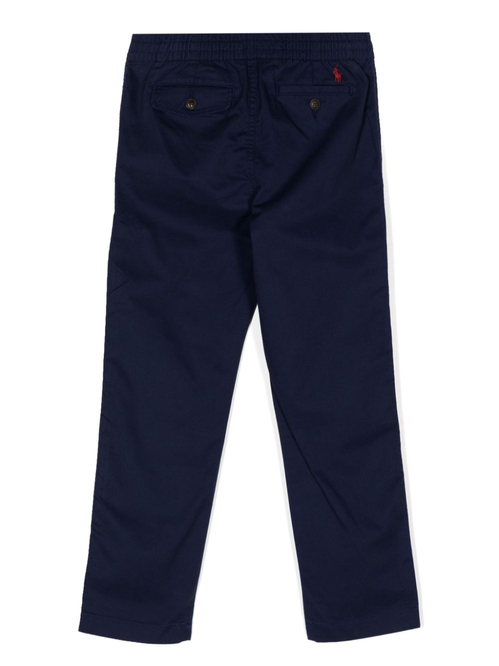 Ralph Lauren Kids Broek met elastische tailleband - Blauw