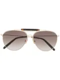 TOM FORD Eyewear pilot-frame sunglasses - Gold