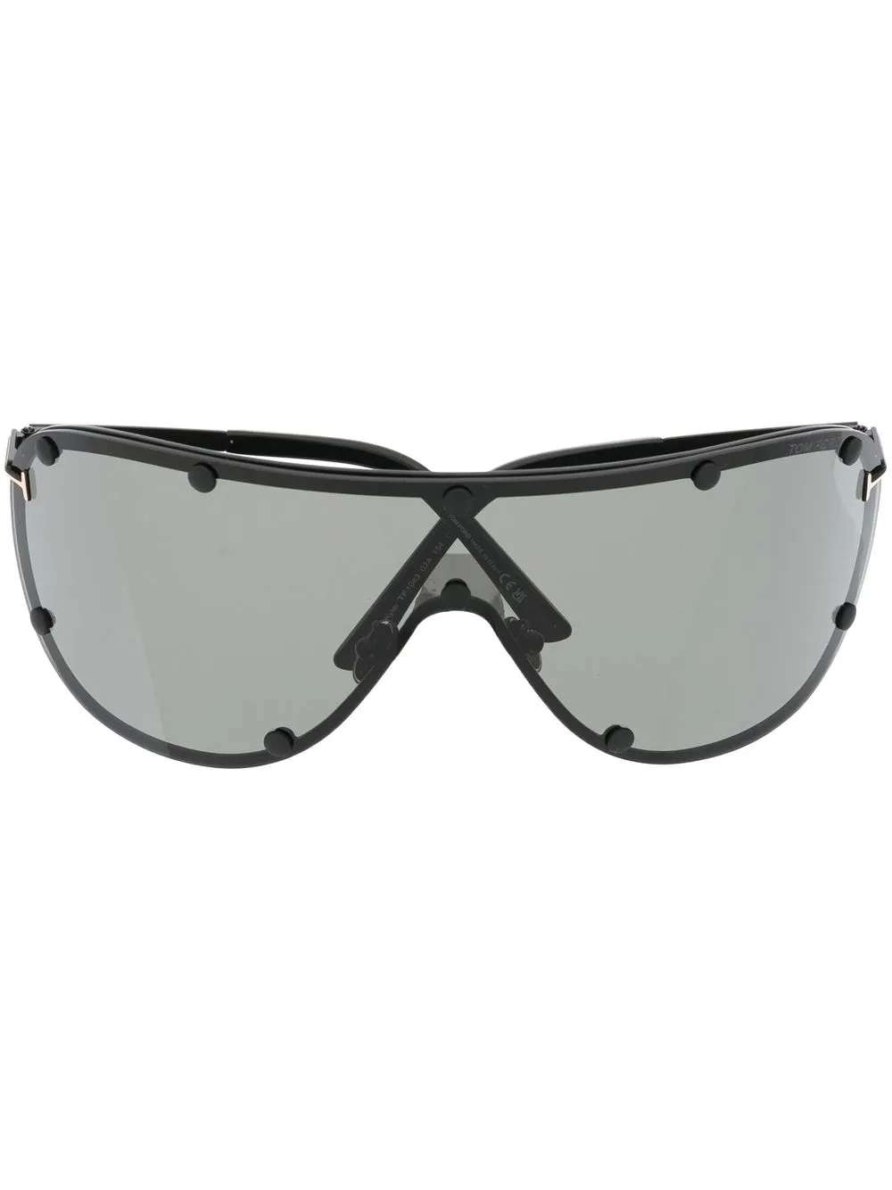

TOM FORD Eyewear oversize-frame tinted sunglasses - Black