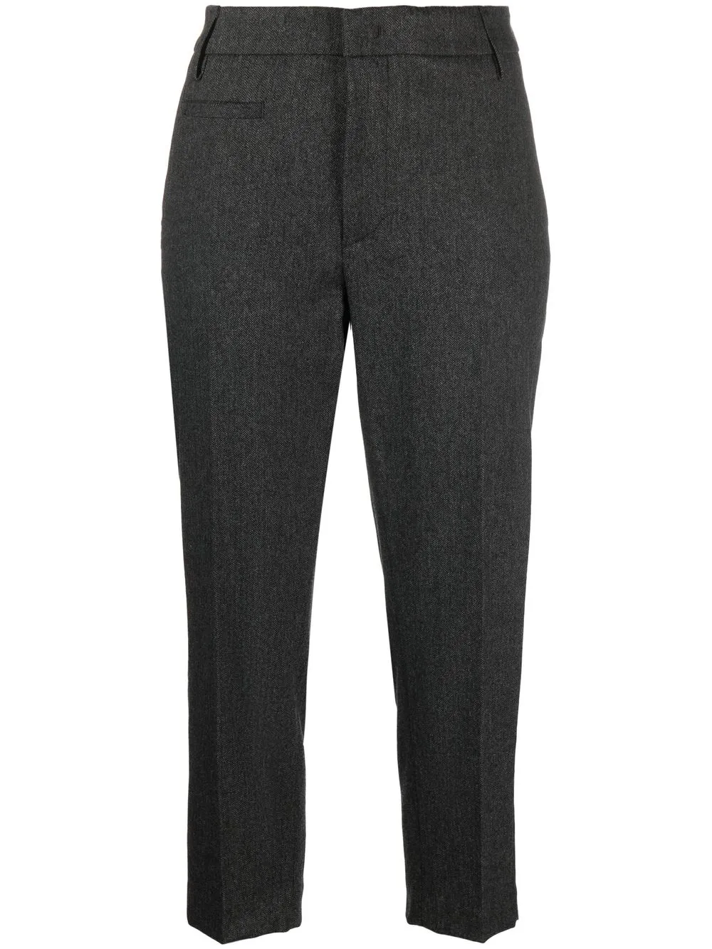 

DONDUP cropped-leg tapered trousers - Grey