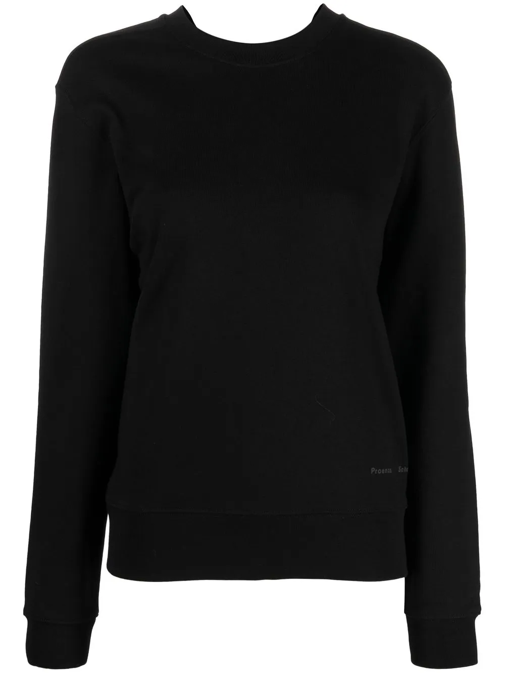 

Proenza Schouler White Label twist-detail crew-neck sweatshirt - Black