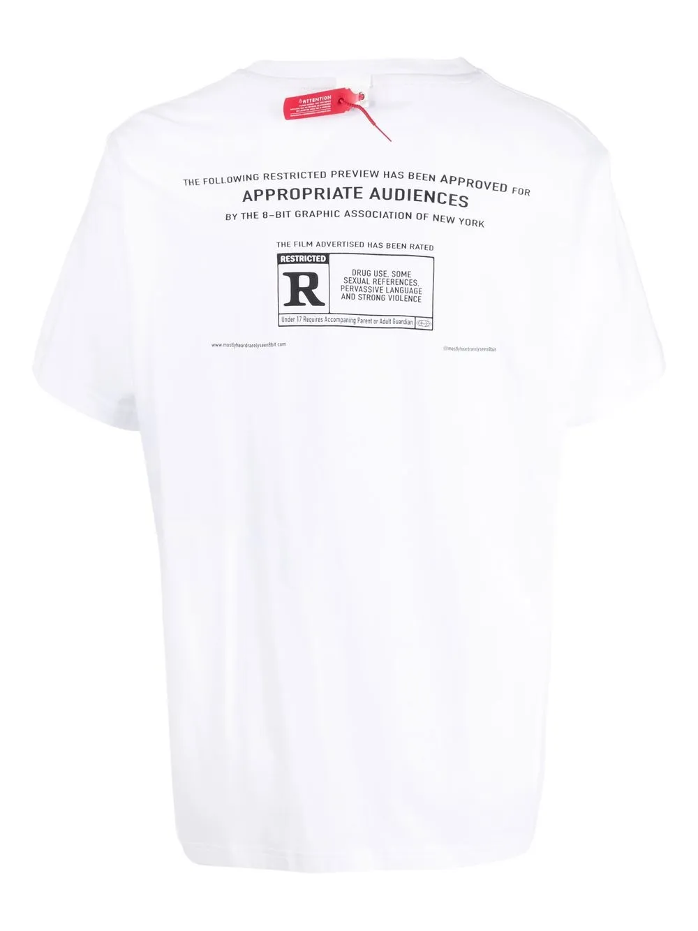 Mostly Heard Rarely Seen 8-Bit T-shirt met print - Wit