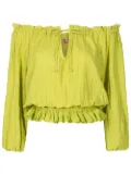 Clube Bossa Pisan off-shoulder blouse - Green