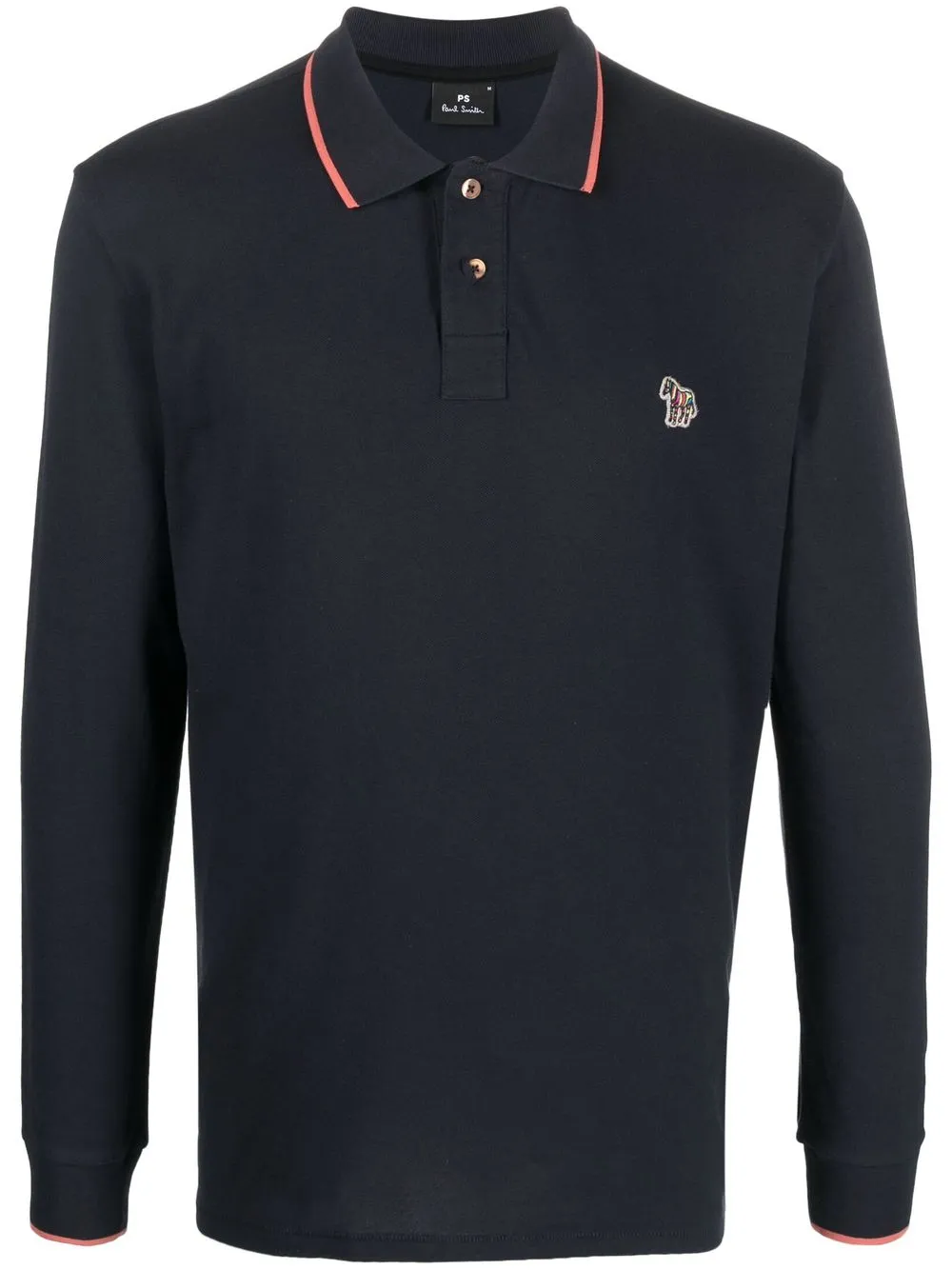 

PS Paul Smith long-sleeve polo shirt - Blue