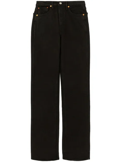 RE/DONE straight-leg high-rise jeans