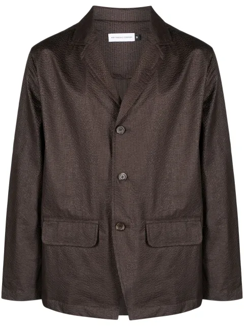 Pop Trading Company chaqueta Hewitt Suit de tejido seersucker