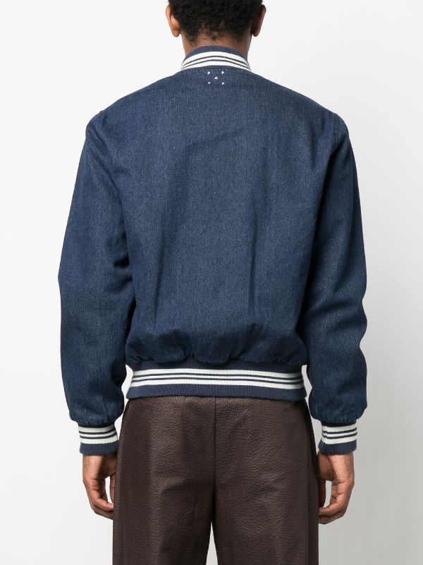 Pop Trading Company Pop Varsity Denim Jacket - Farfetch