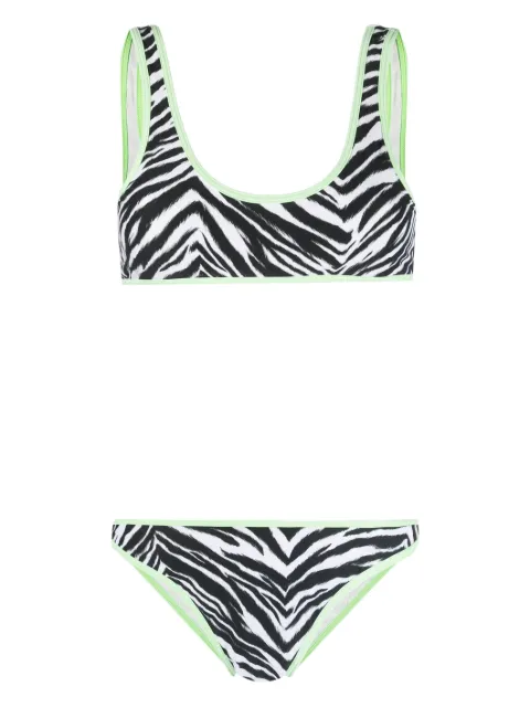 Reina Olga Coolio zebra-print bikini set