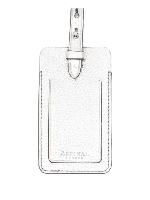 Aspinal Of London leather tag