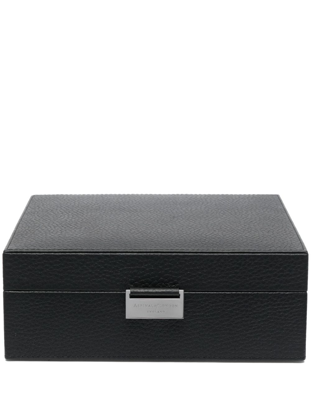 Aspinal Of London Reporter 4 Watch Box In Black