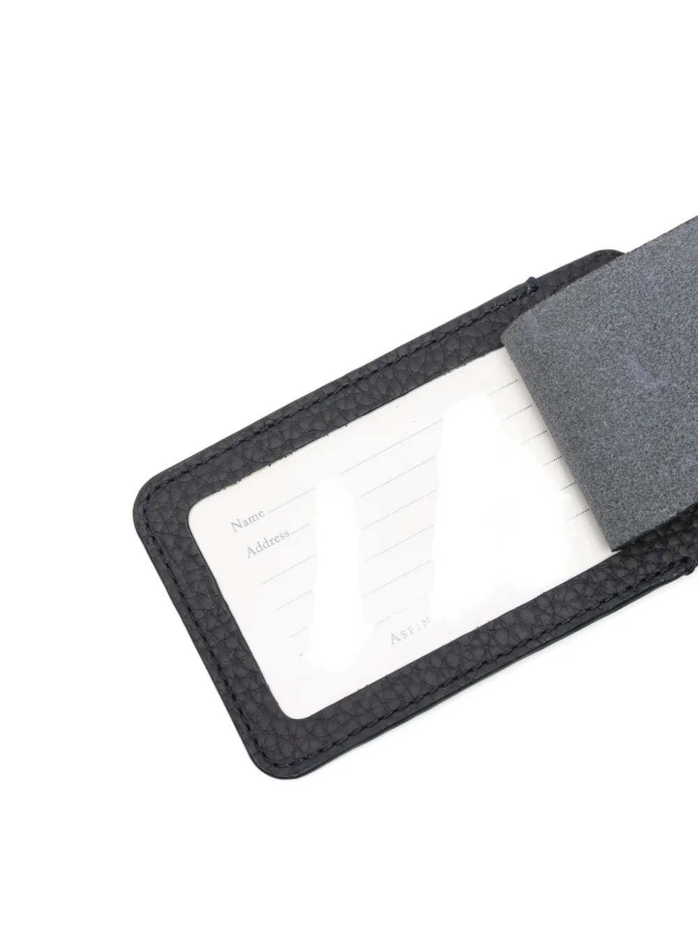 Aspinal Of London Leather Tag In Black