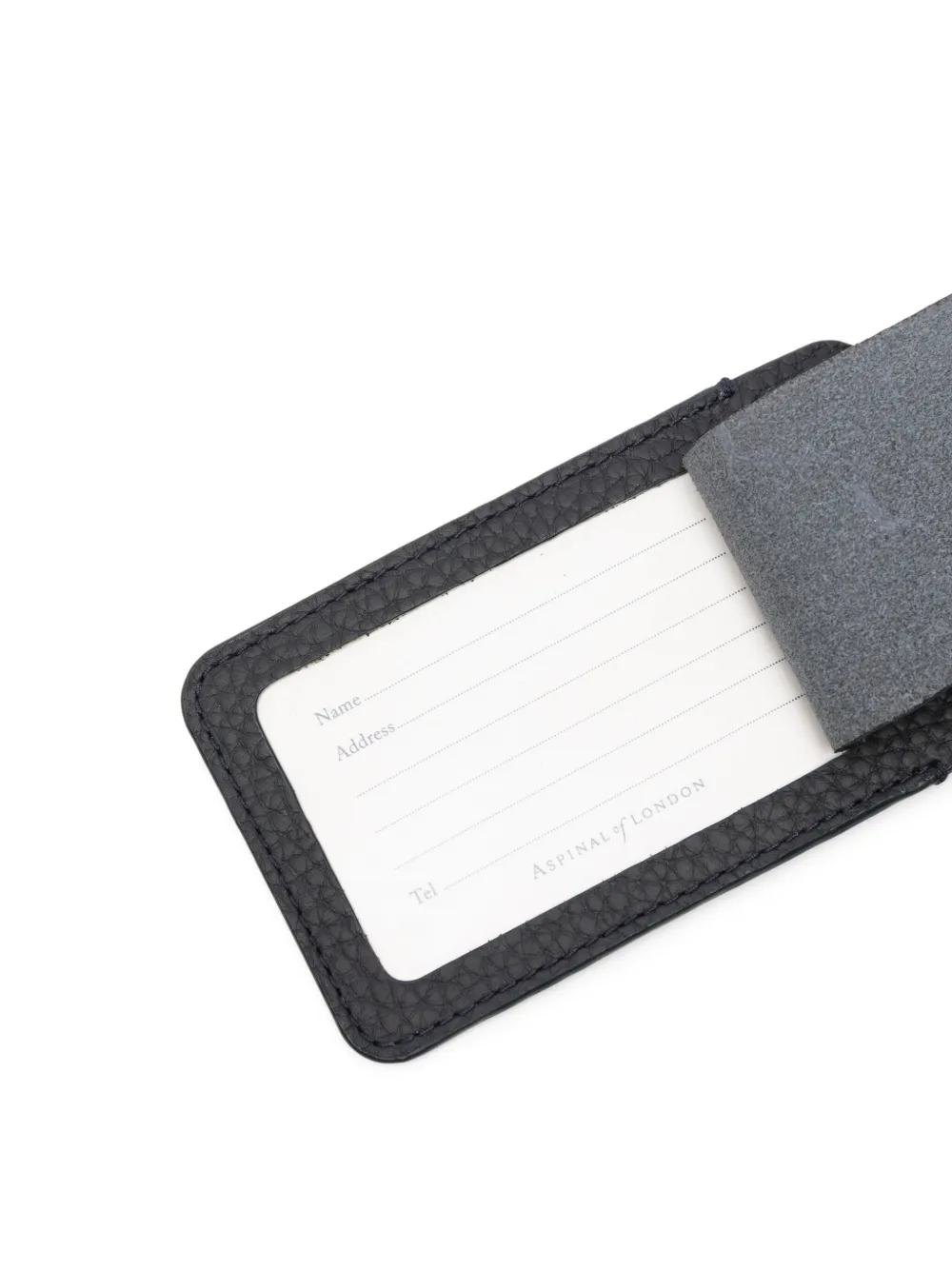 Aspinal Of London leren label Blauw