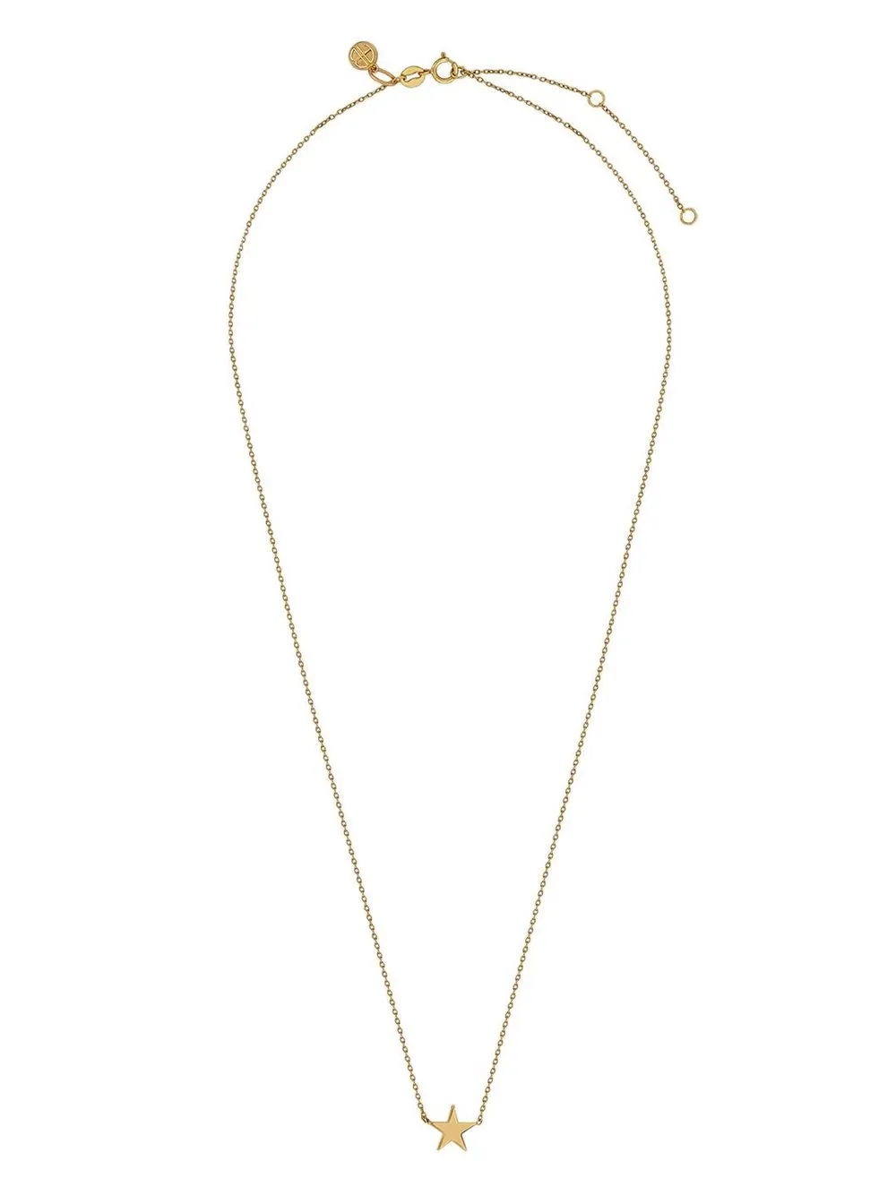 

ANINE BING collar Star Charm en oro amarillo de 14kt - Dorado