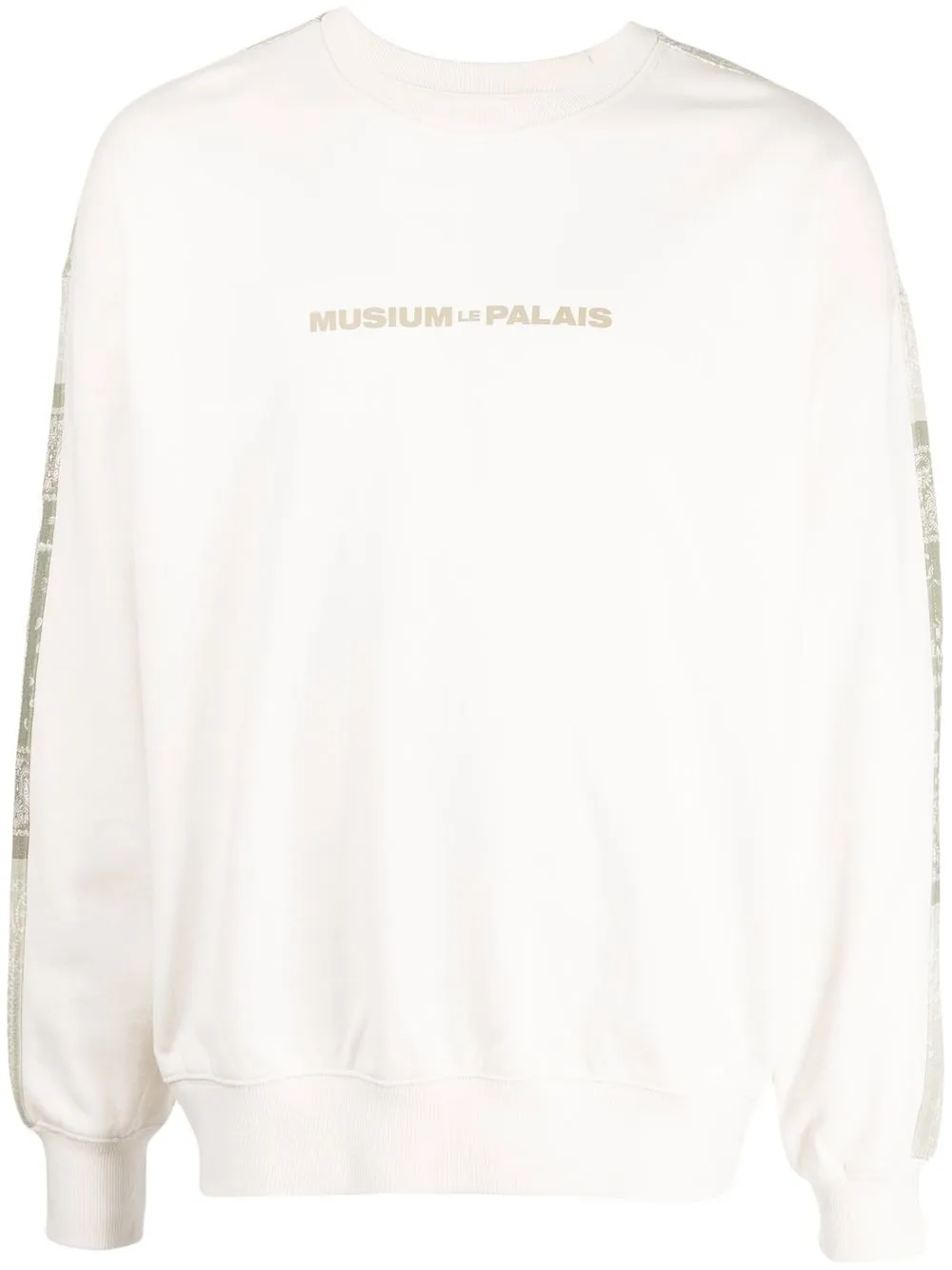 

Musium Div. paisley-print long-sleeve sweatshirt - Blanco