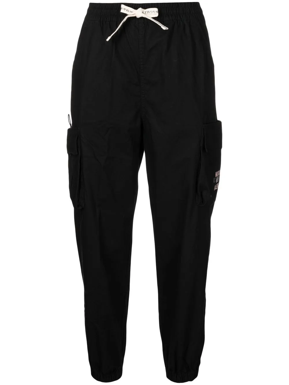 

Musium Div. cargo-pocket cotton tracksuit bottom - Black