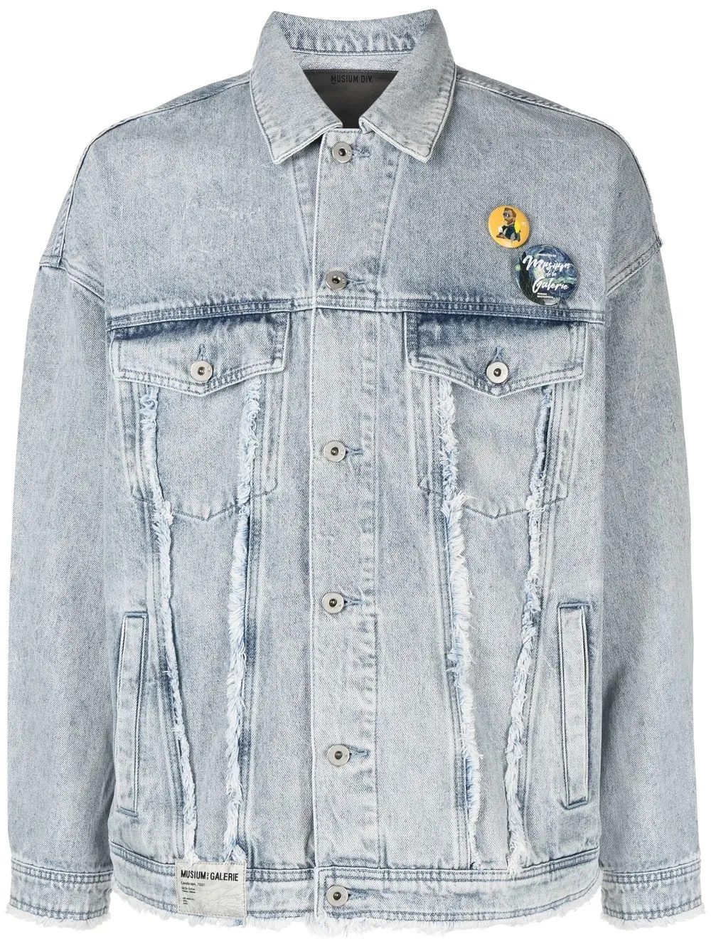 

Musium Div. light-wash denim-jacket - Azul