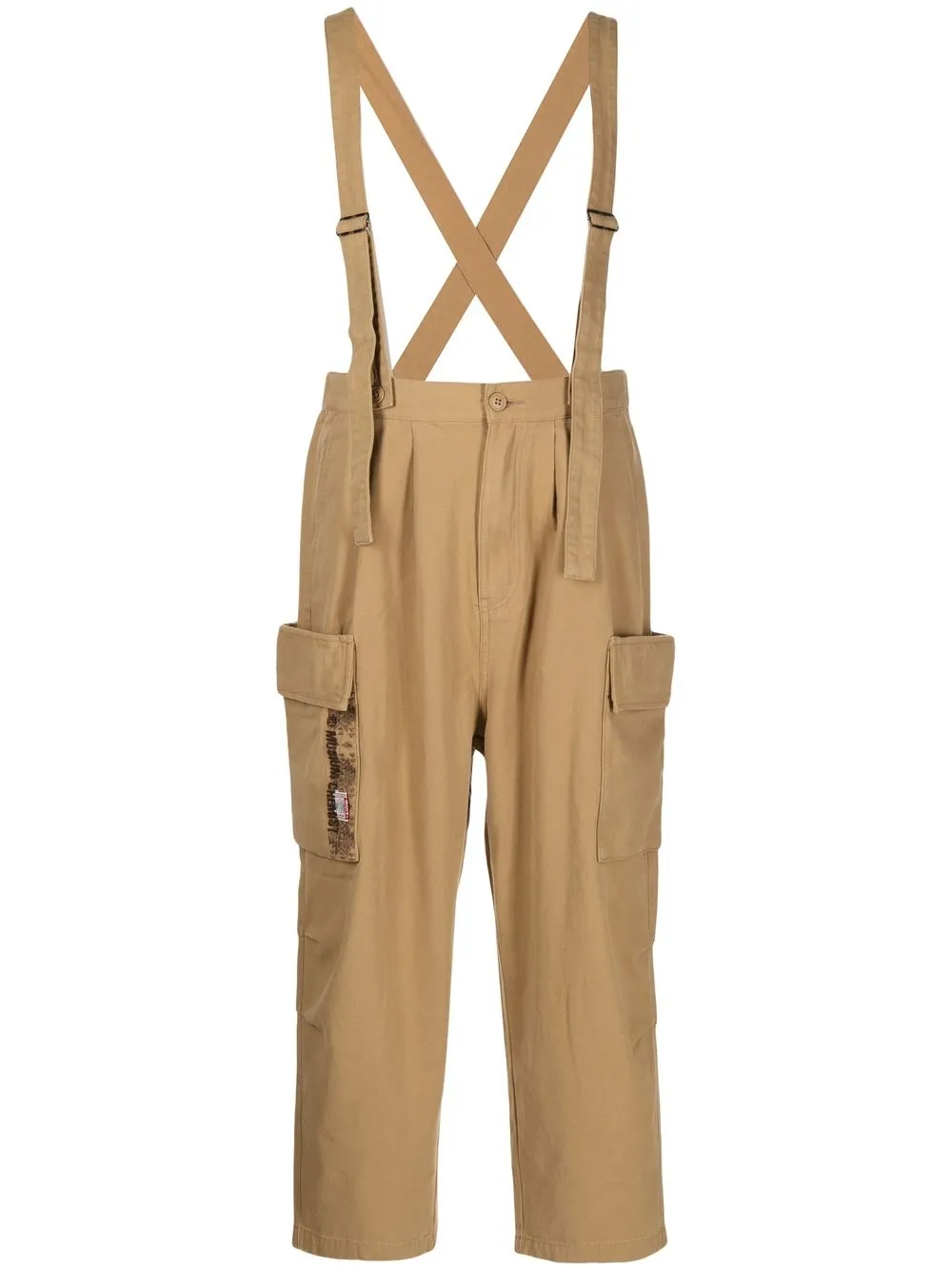 

Musium Div. cargo braced trousers - Marrón