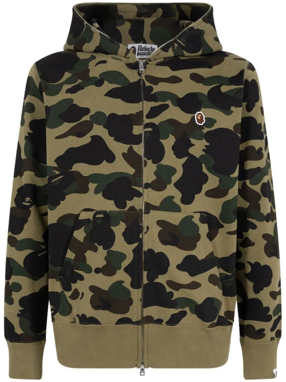 1st Camo One Point full-zip hoodie