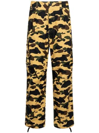 エッセンシャルズa bathing ape 1st camo cargo pants