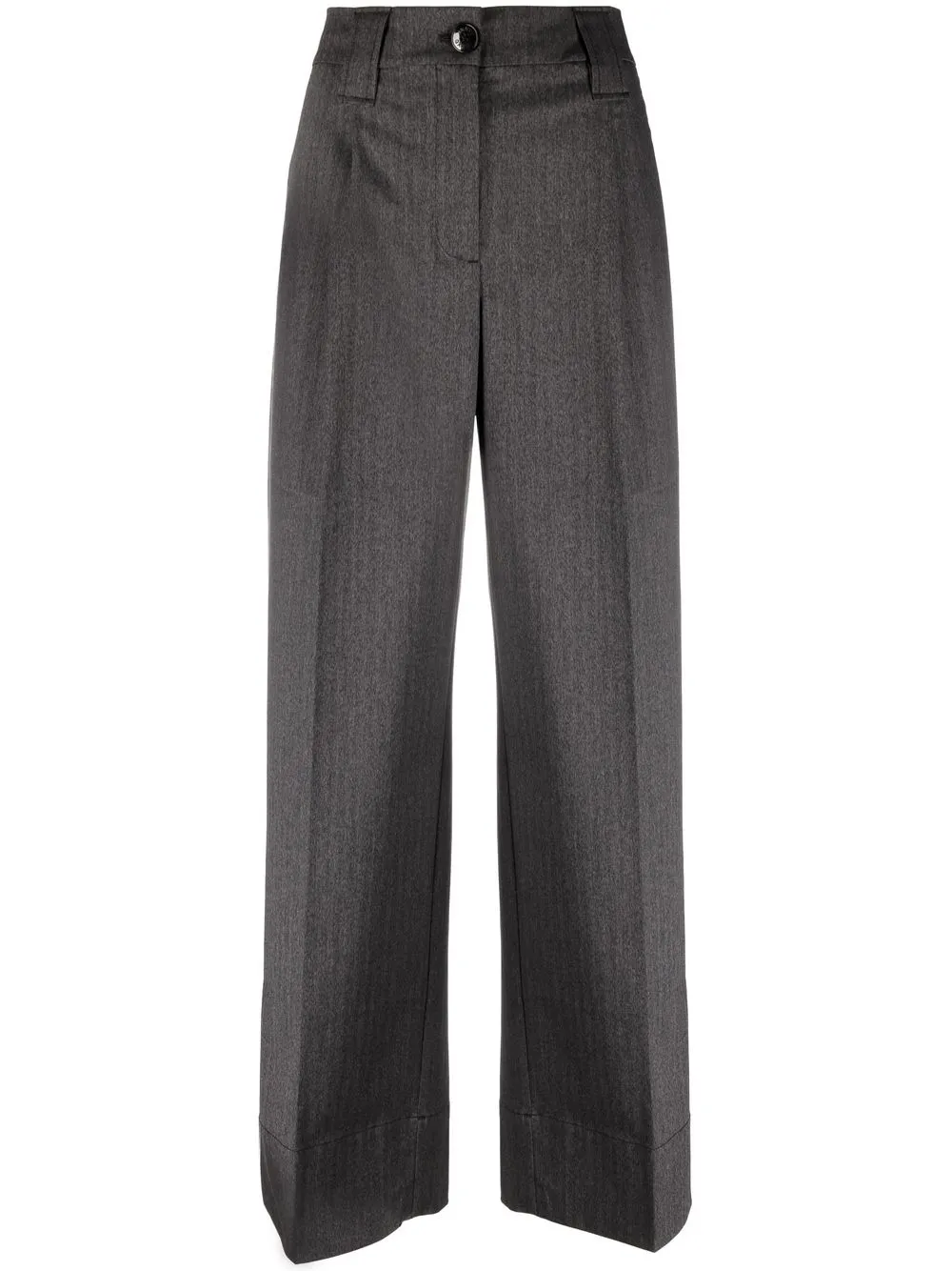 

GANNI pantalones de vestir anchos - Gris