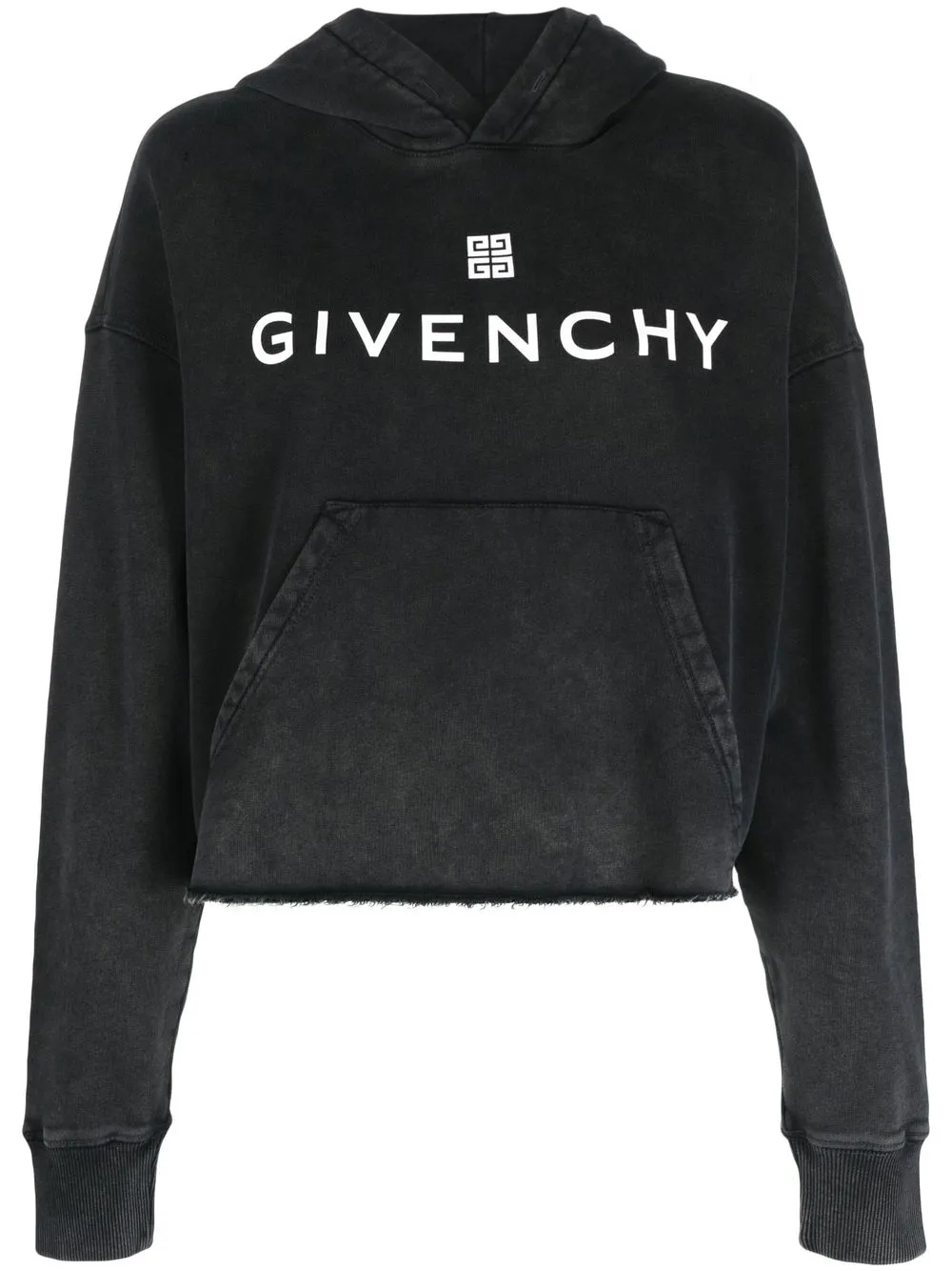 

Givenchy logo-lettering hoodie - Grey