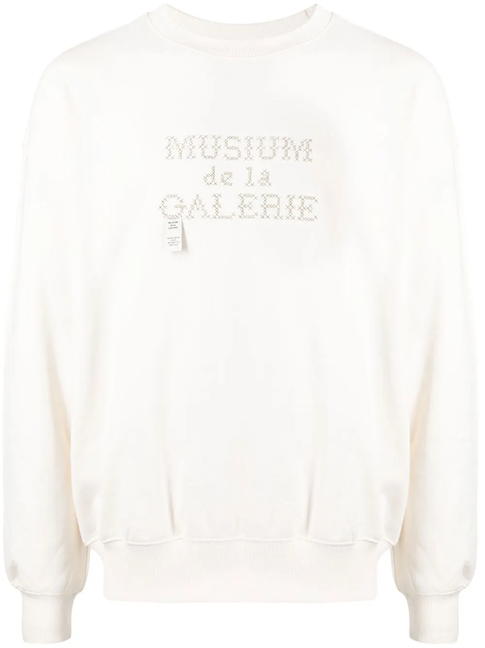 

Musium Div. sudadera con estampado gráfico - Blanco
