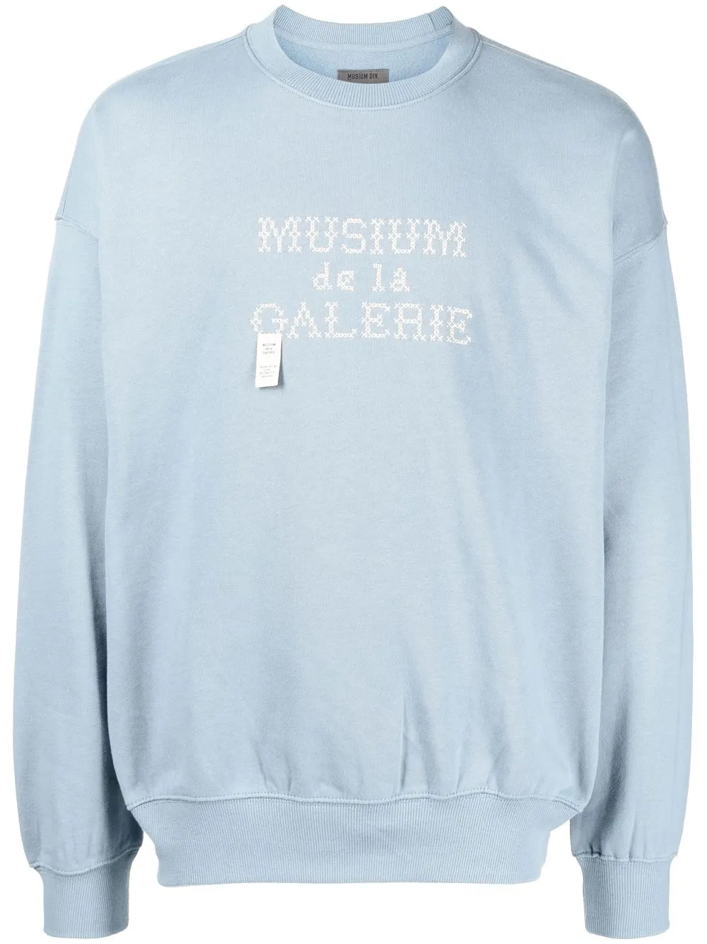 

Musium Div. graphic-print sweatshirt - Blue