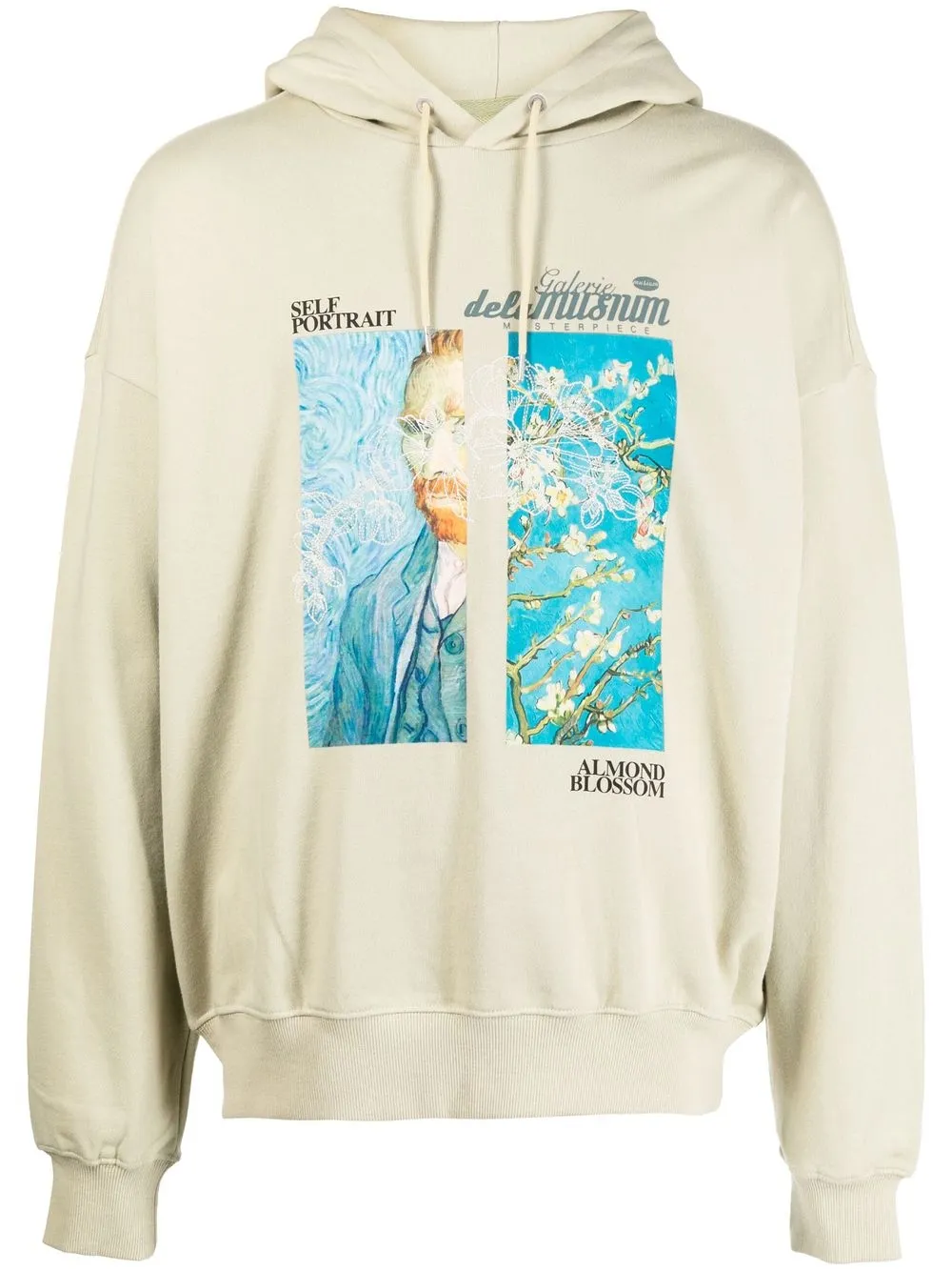 

Musium Div. graphic-print pullover hoodie - Verde