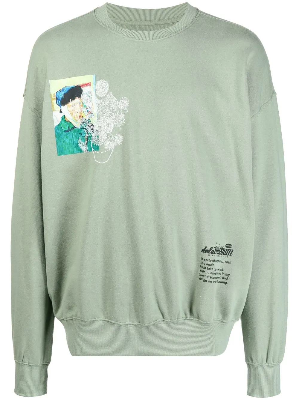 

Musium Div. Van Gough long-sleeve sweatshirt - Green