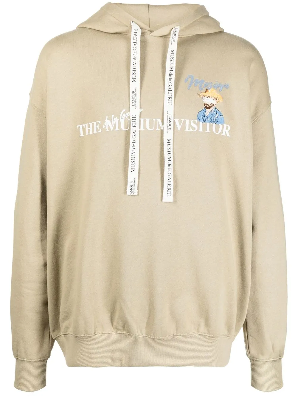 

Musium Div. hoodie con logo estampado - Neutro