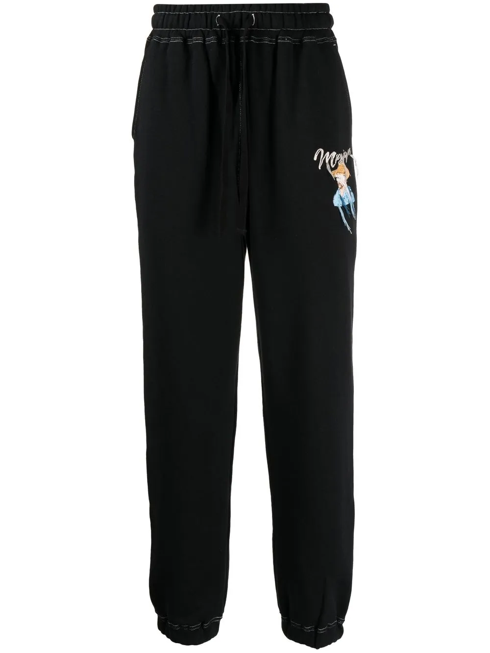 

Musium Div. Van Gough-motif track pants - Negro