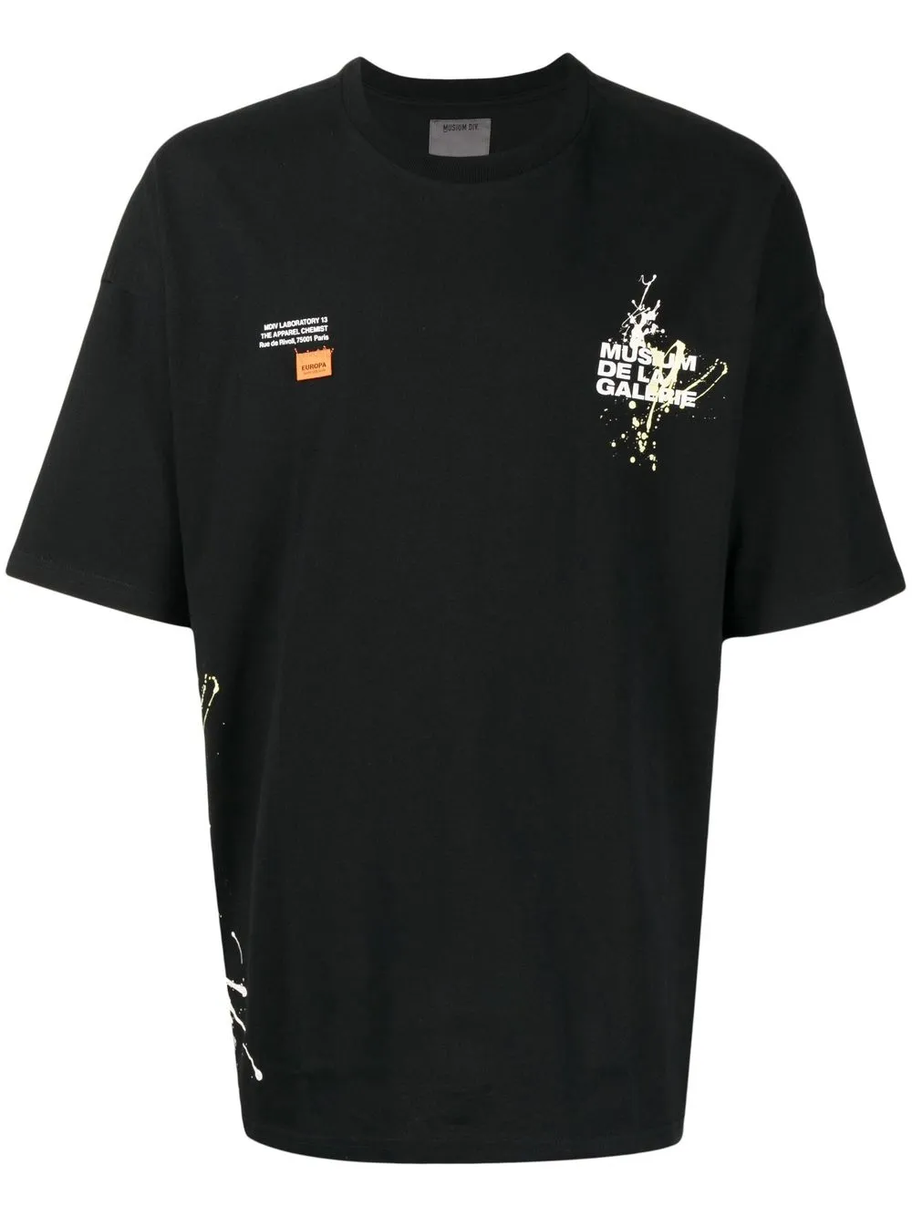 

Musium Div. logo-print short-sleeved T-shirt - Negro