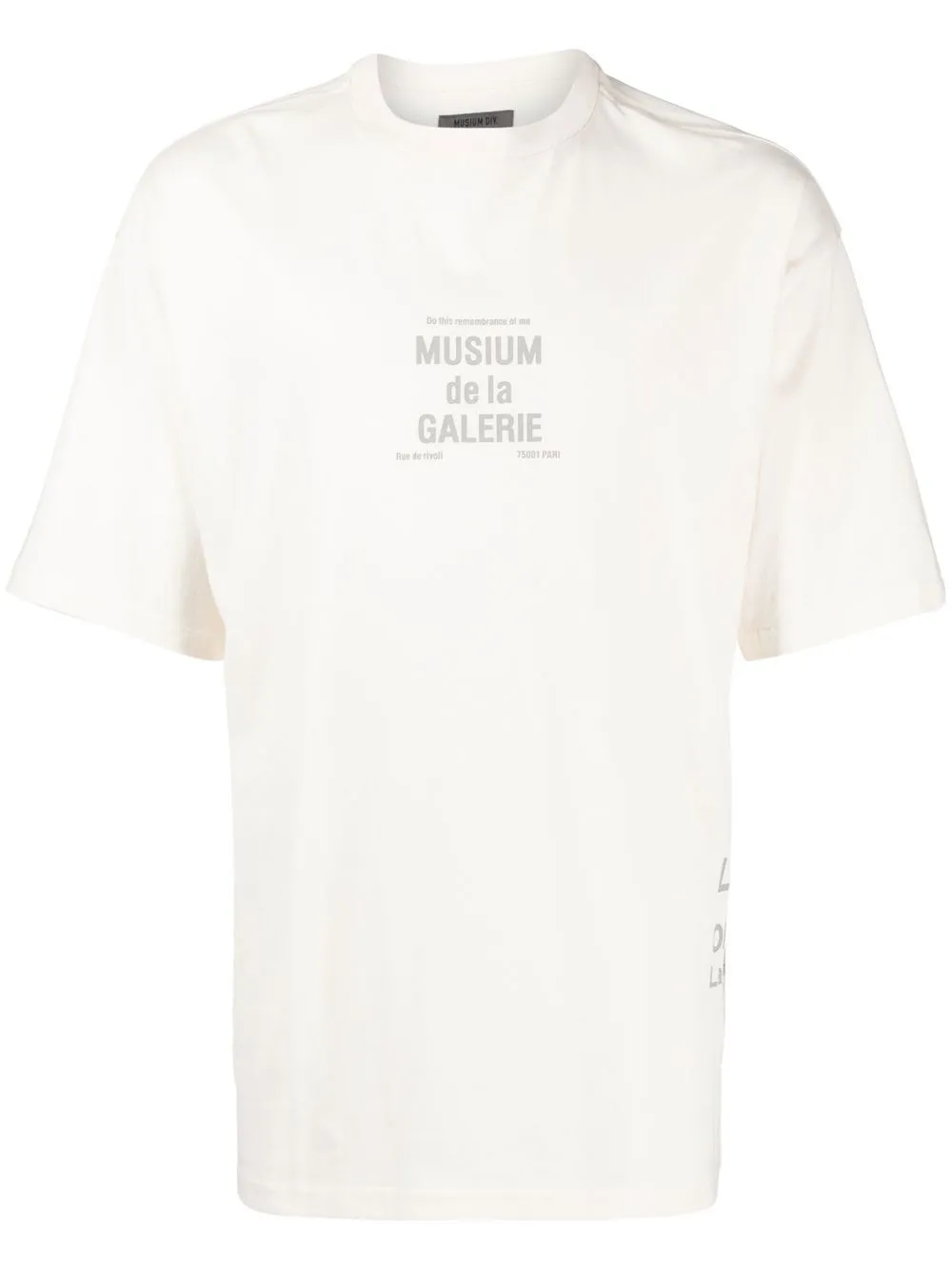 

Musium Div. graphic-print short-sleeved T-shirt - White