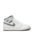 Jordan Kids Air Jordan 1 Mid ""Neutral Grey"" sneakers - White