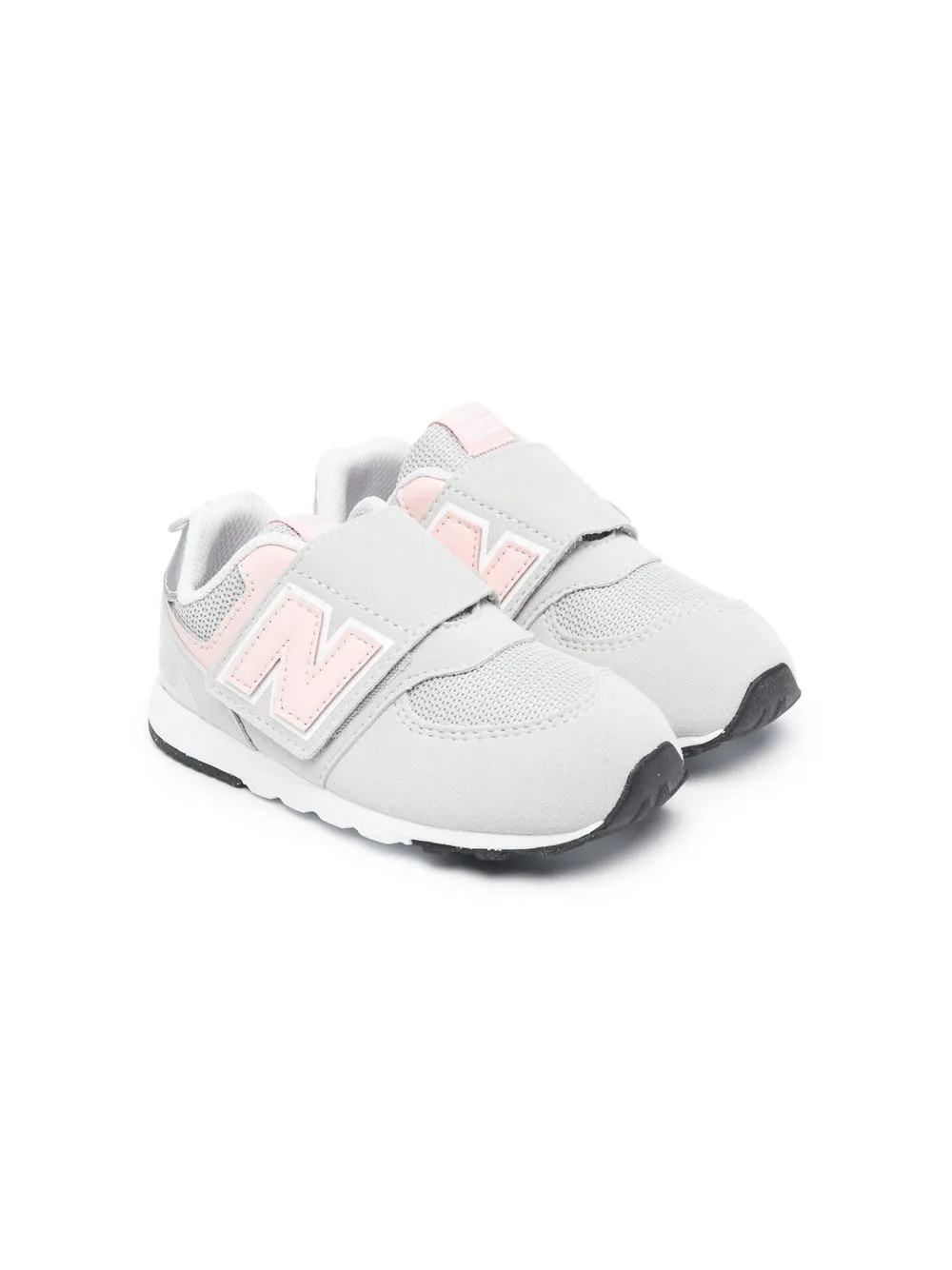 

New Balance Kids 574 touch-strap sneakers - Grey