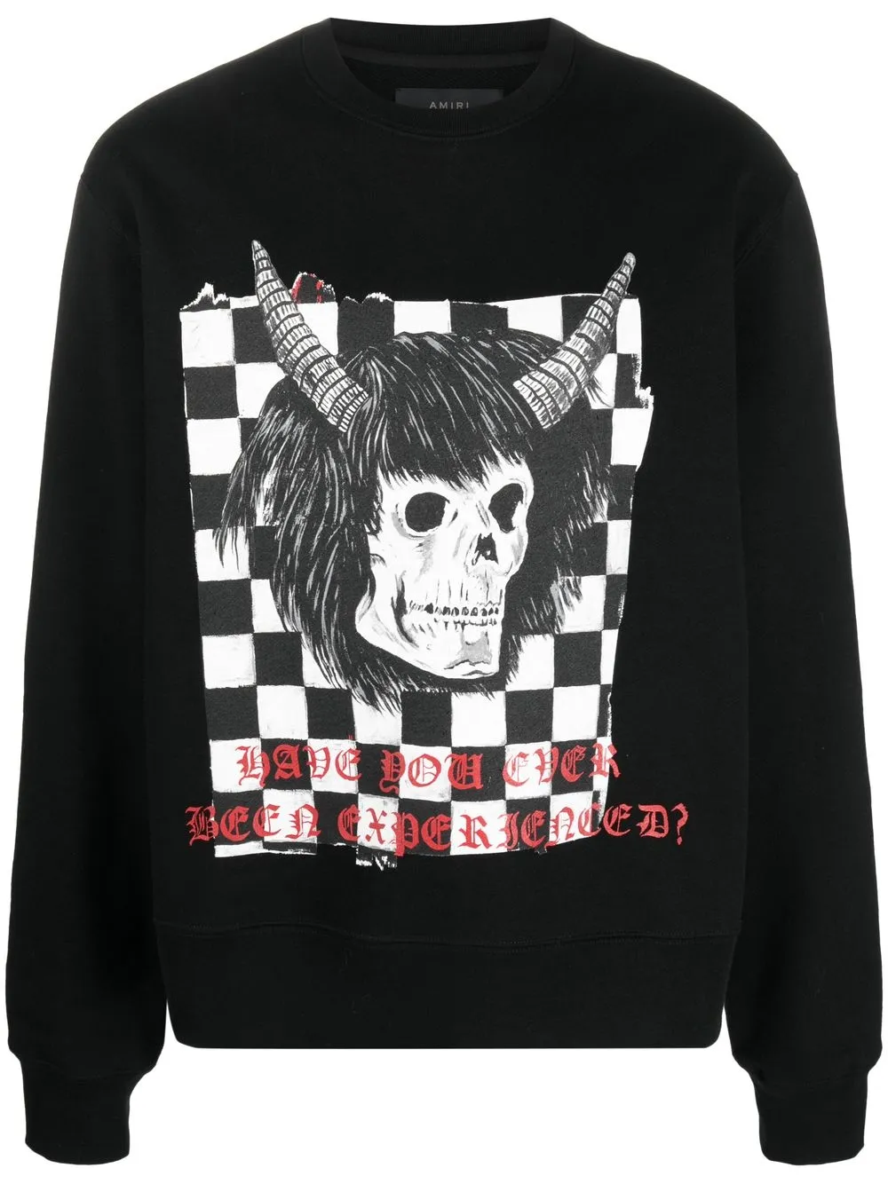 

AMIRI cotton graphic-print sweatshirt - Black