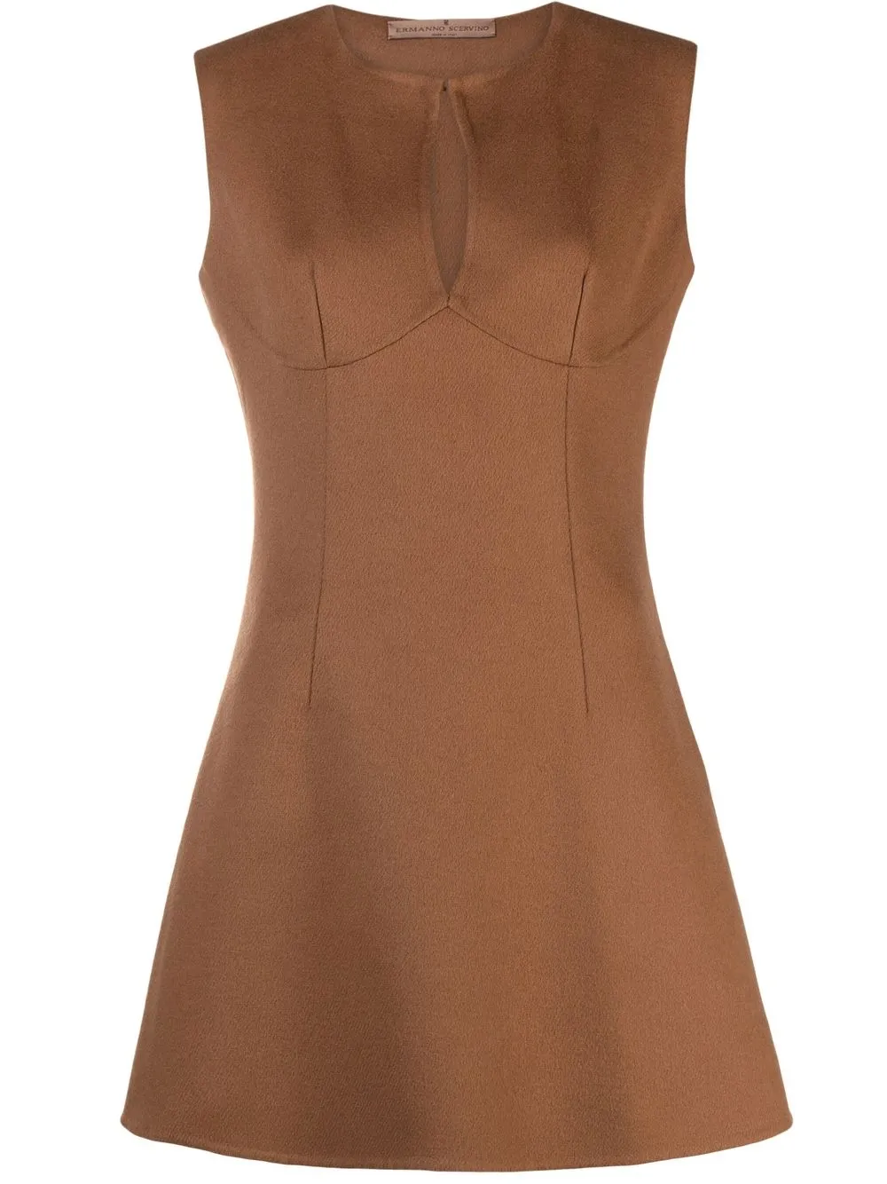 

Ermanno Scervino seam-detail minidress - Brown