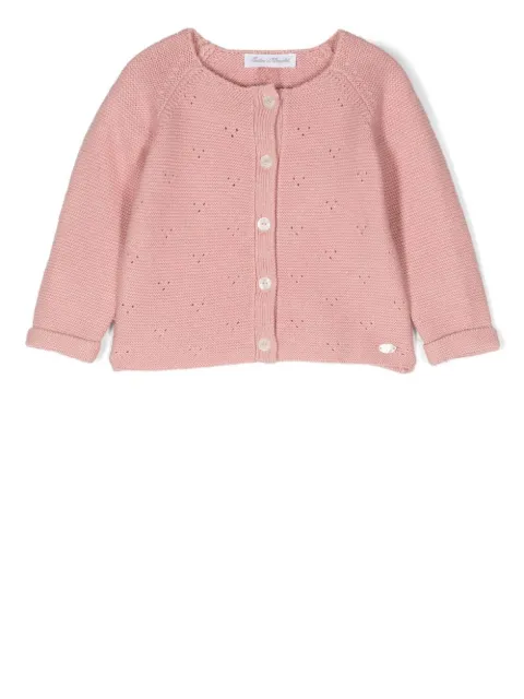 Tartine Et Chocolat Cardigan decote careca com mangas longas
