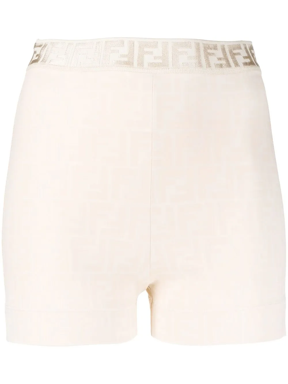 FENDI signature FF-print performance shorts - Neutrals