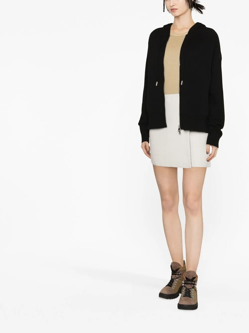 Moncler Hoodie met trekkoord - Zwart