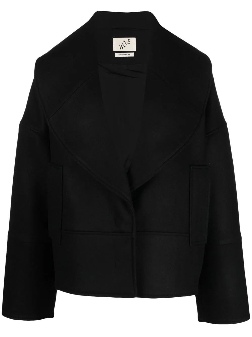 

BITE Studios button-down wool coat - Black