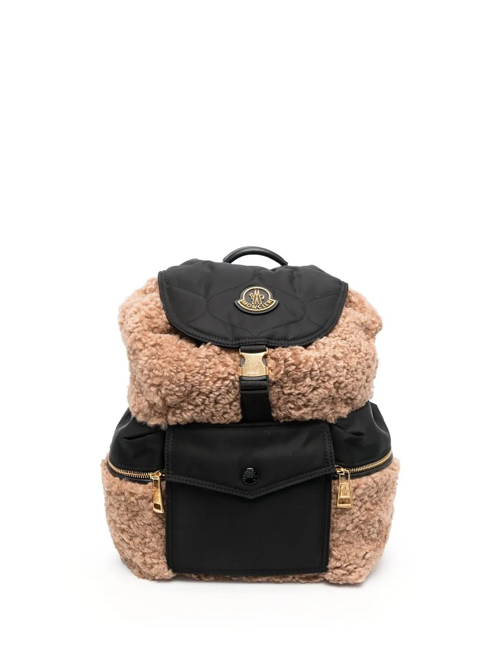 

Moncler Astro logo-patch backpack - Brown