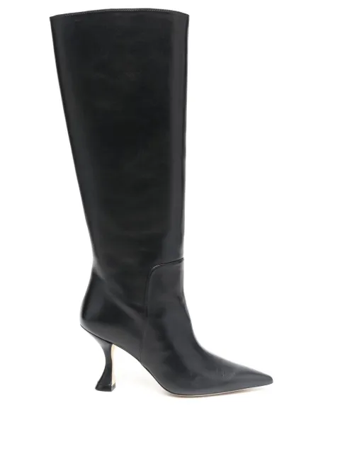 Stuart Weitzman 95mm pointed leather boots