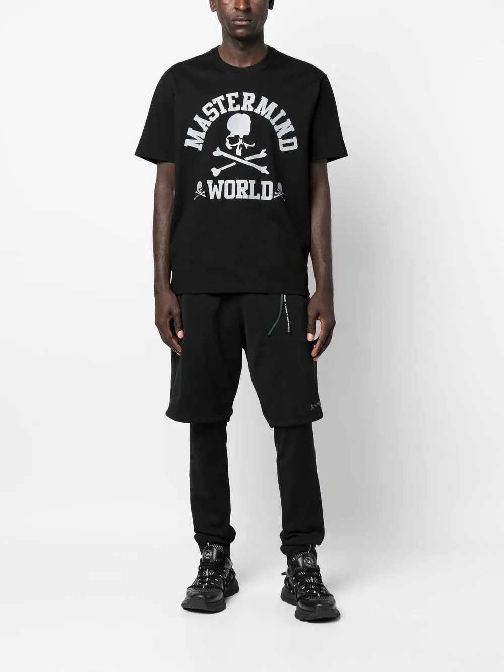 Mastermind World T-shirt met logoprint - Zwart
