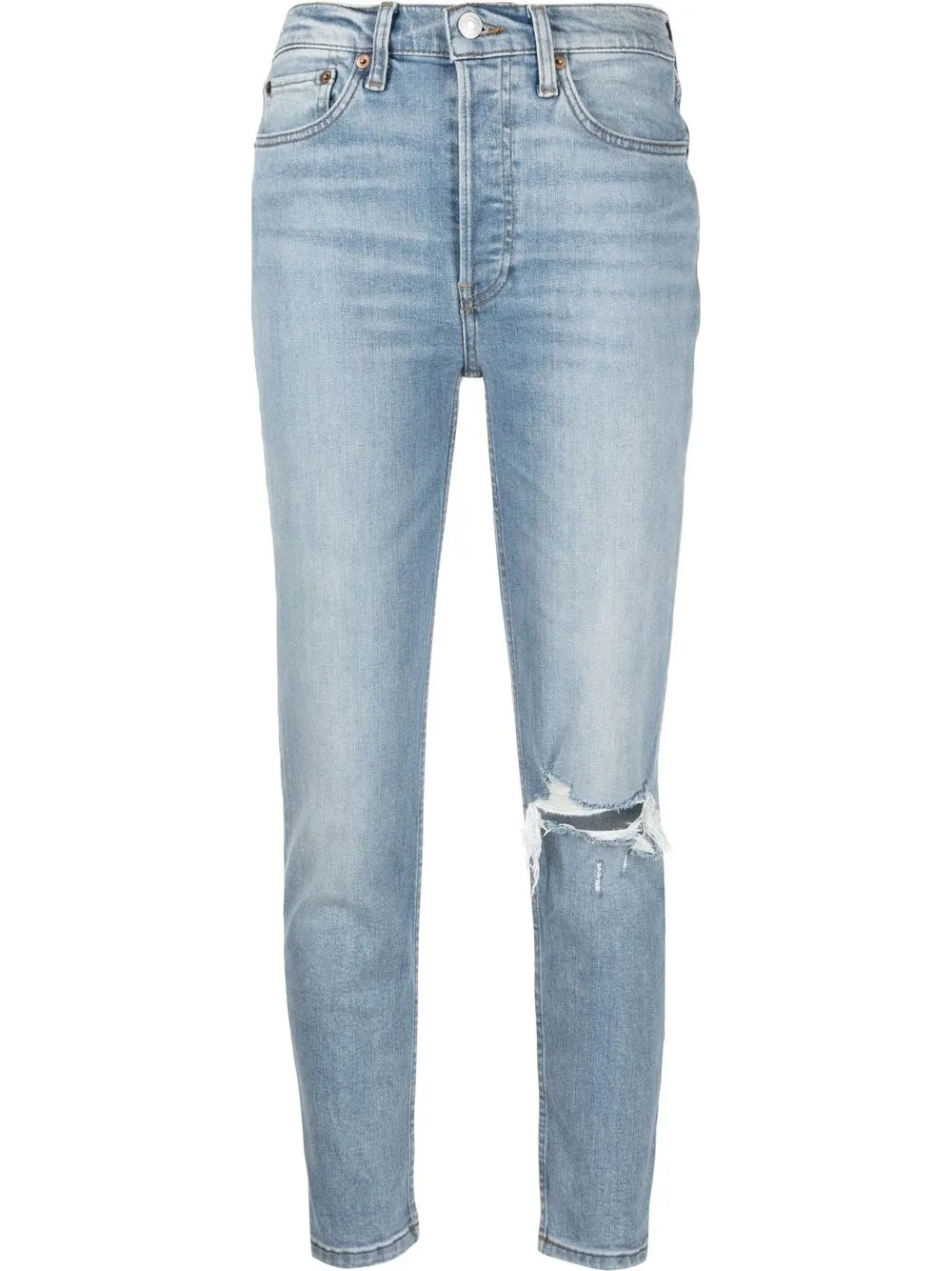 

RE/DONE 90s high-rise skinny jeans - Blue