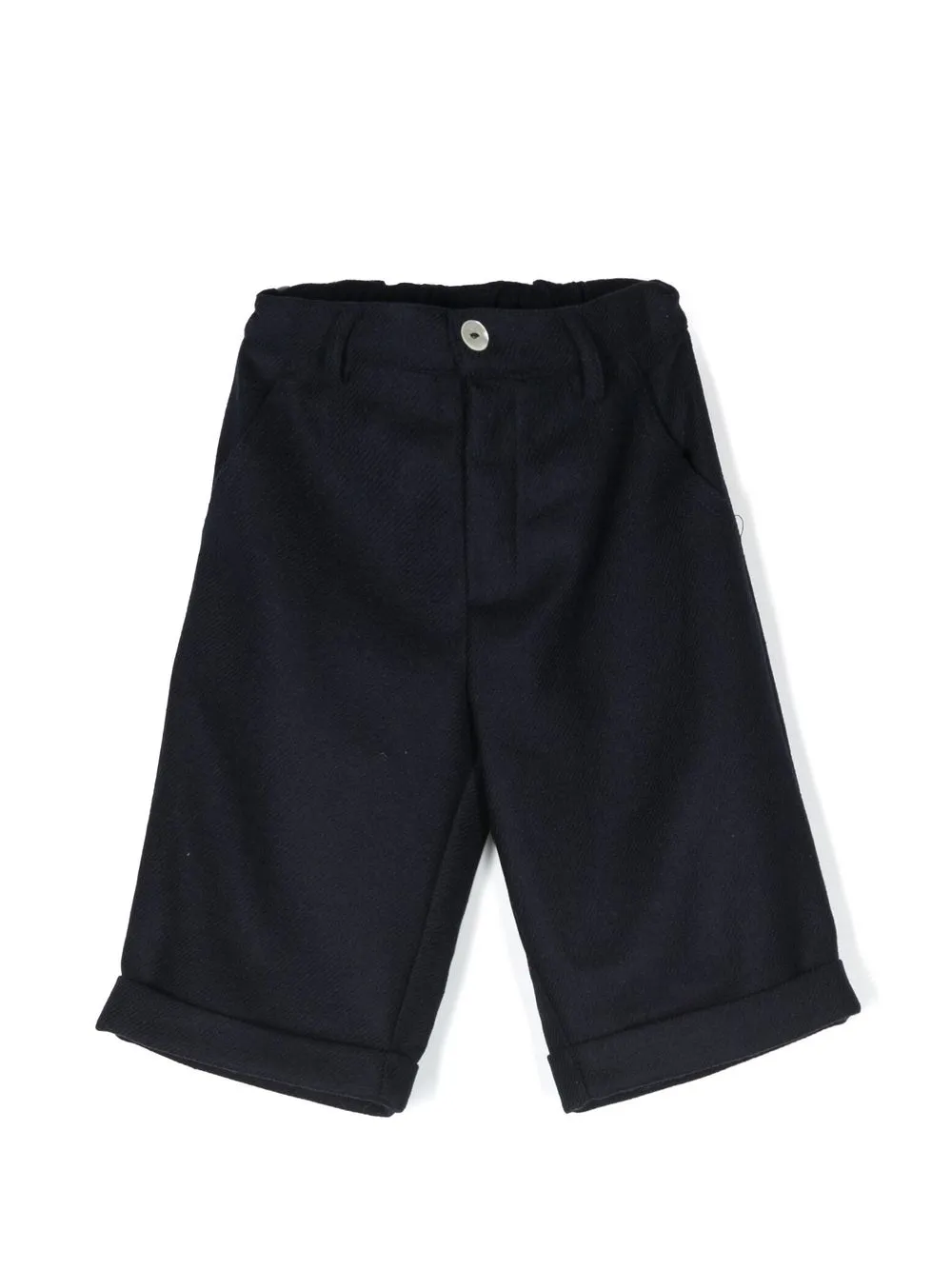 

Mariella Ferrari straight-leg tailored shorts - Blue