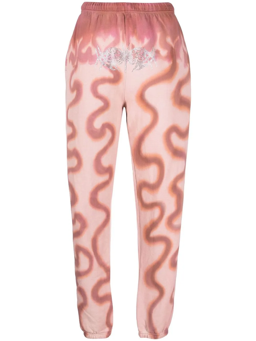 

Collina Strada pantalones tapered con estampado tie-dye - Rosado