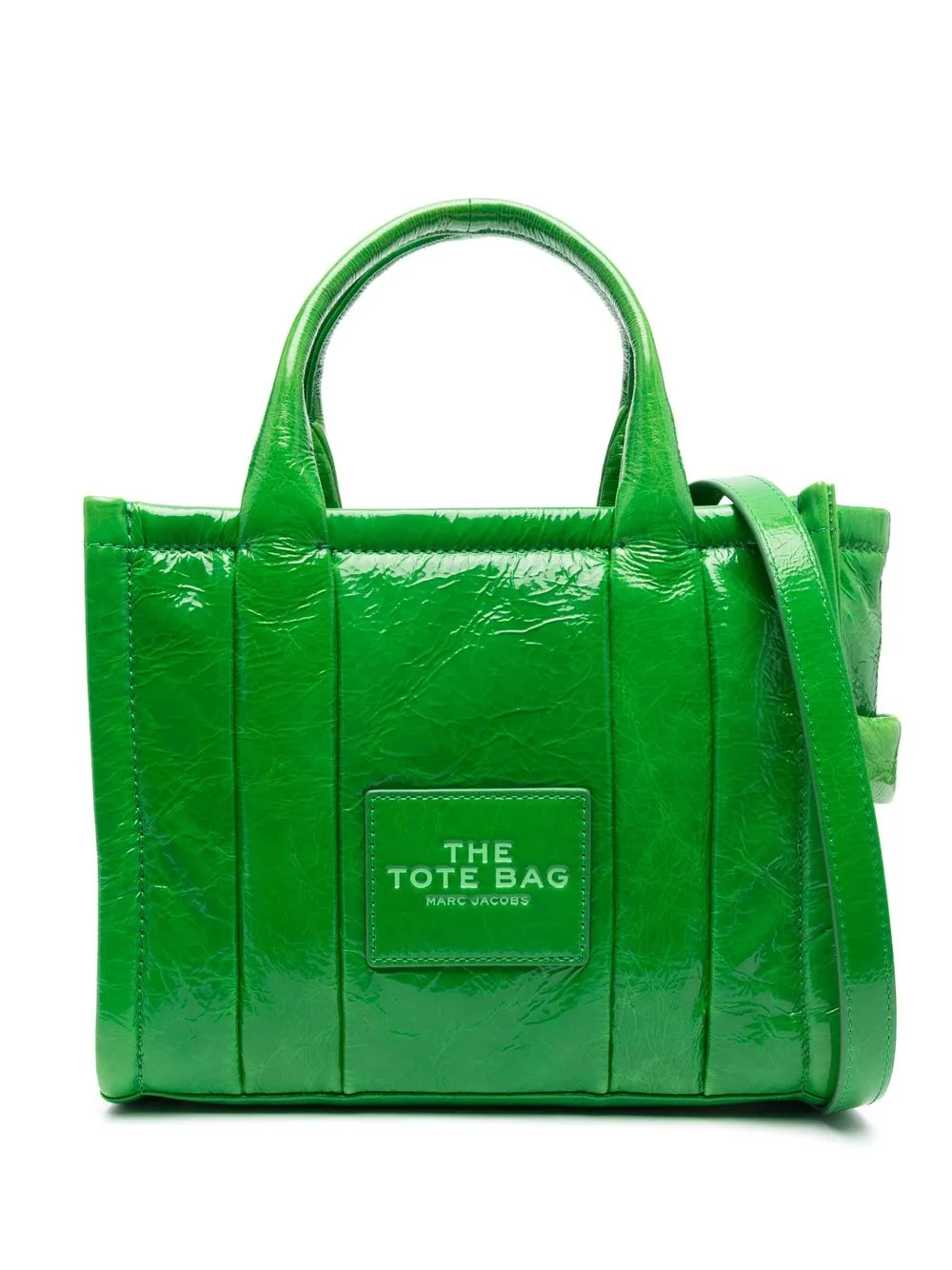 

Marc Jacobs crinkled leather tote bag - Green